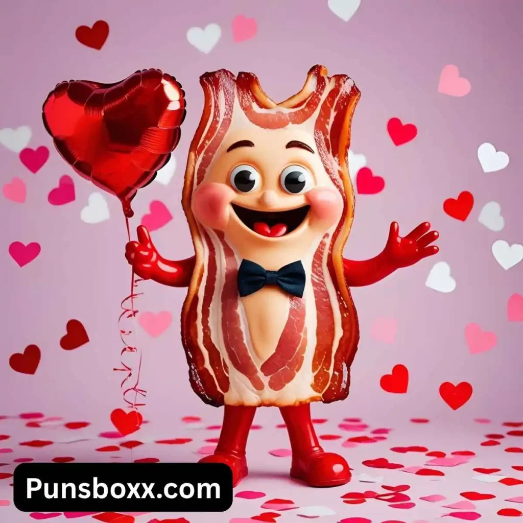 Bacon Puns for Valentine's Day