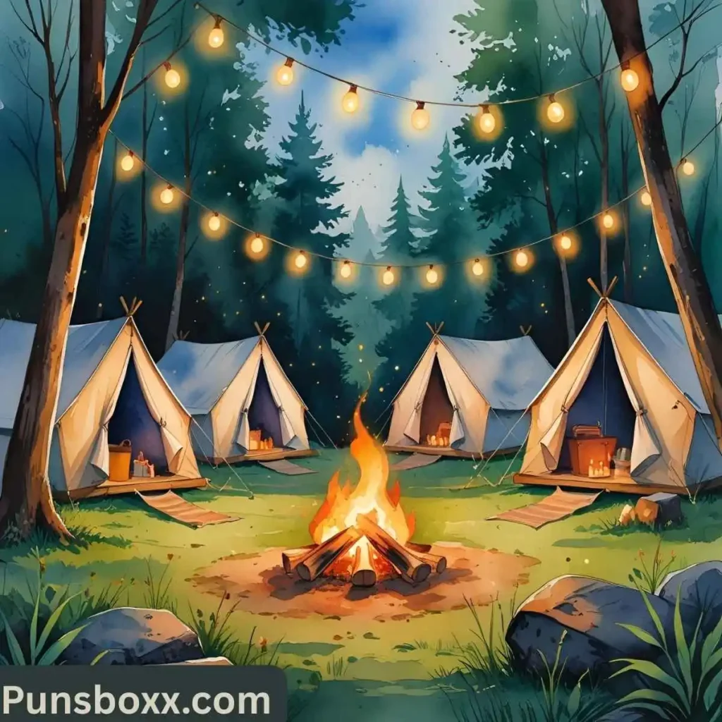Camping Puns Birthday