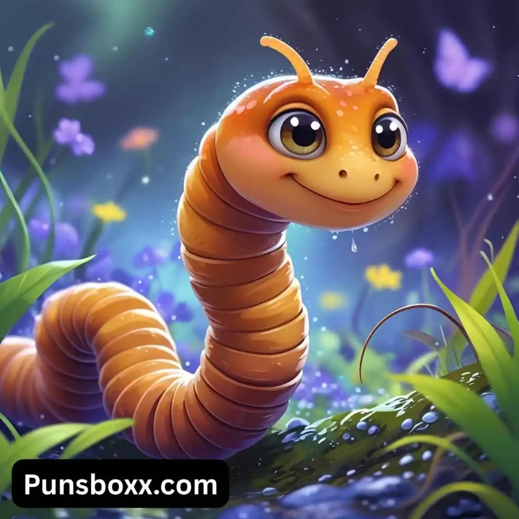 Cute Worm Puns