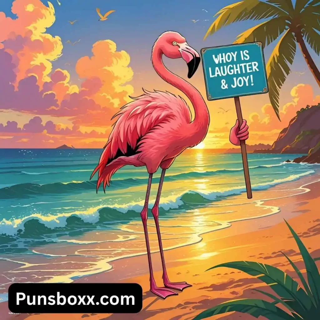 Funny Flamingo Puns
