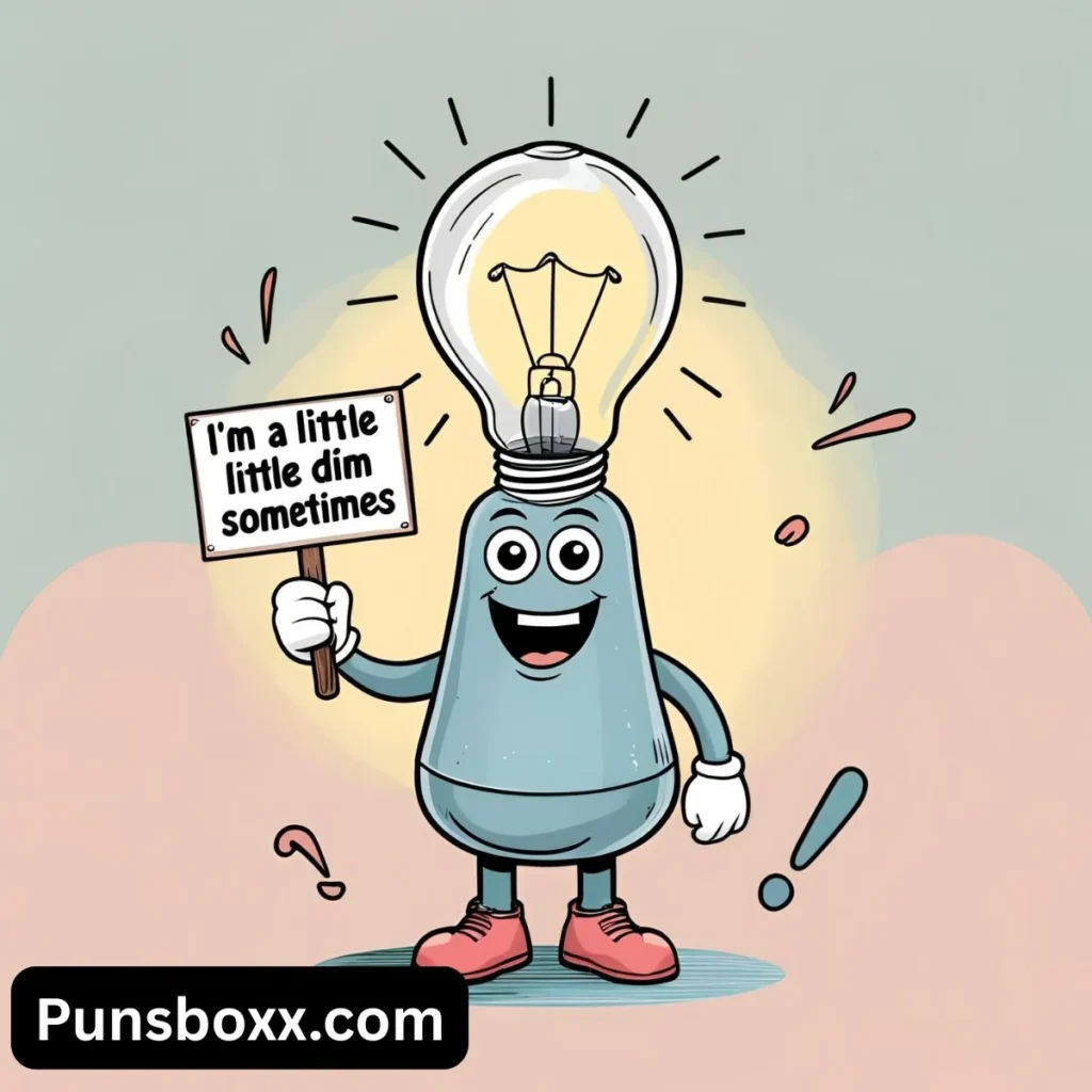 Light Puns Captions