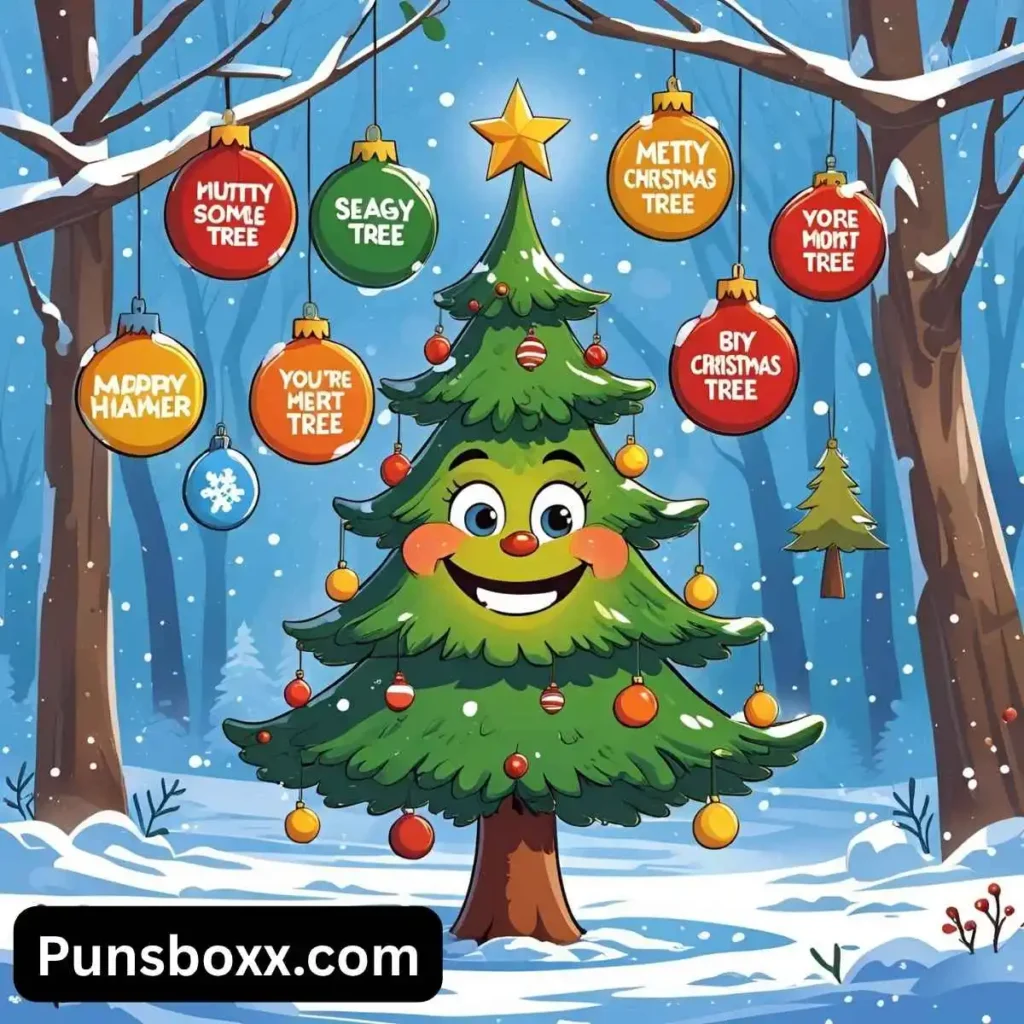 Short Christmas Tree Puns
