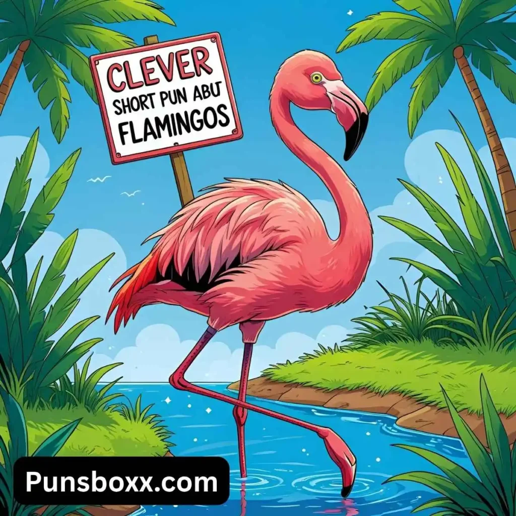 Short Flamingo Puns