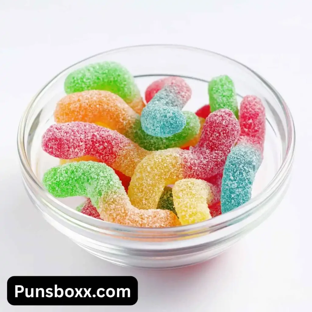 Sour Gummy Worm Puns