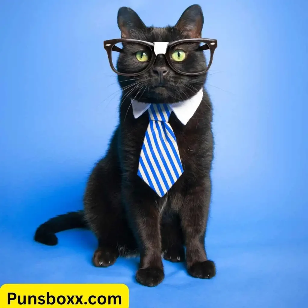 Cat Office Puns