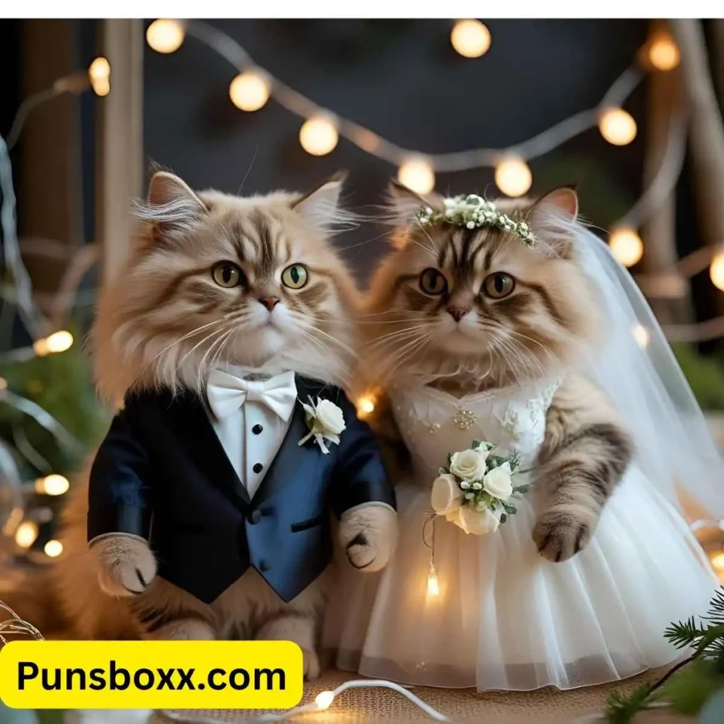 Cat Wedding Puns