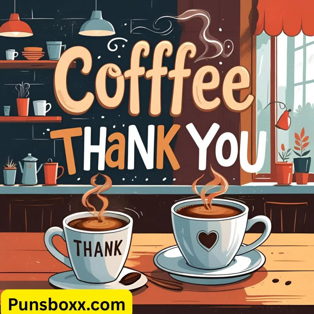 Coffee Puns Thank You