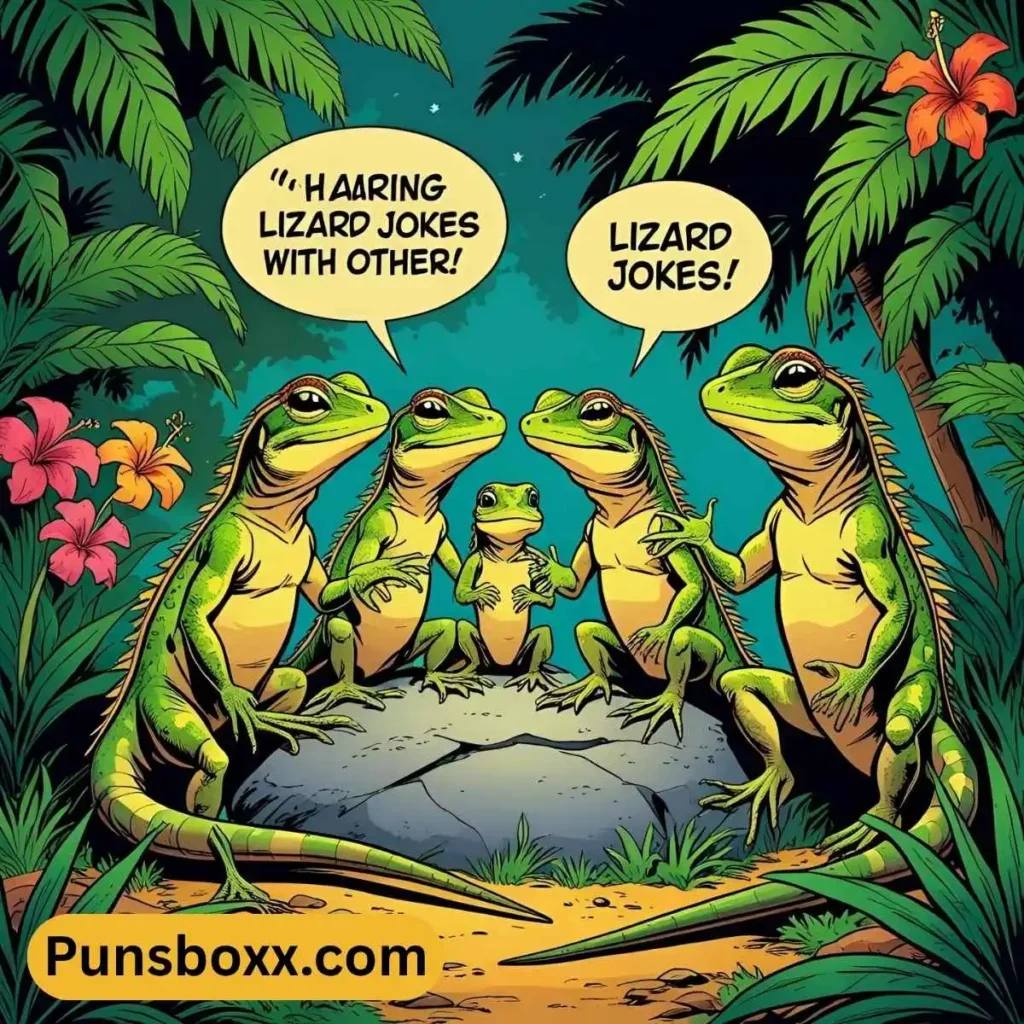 Lizard Puns Lizard Jokes