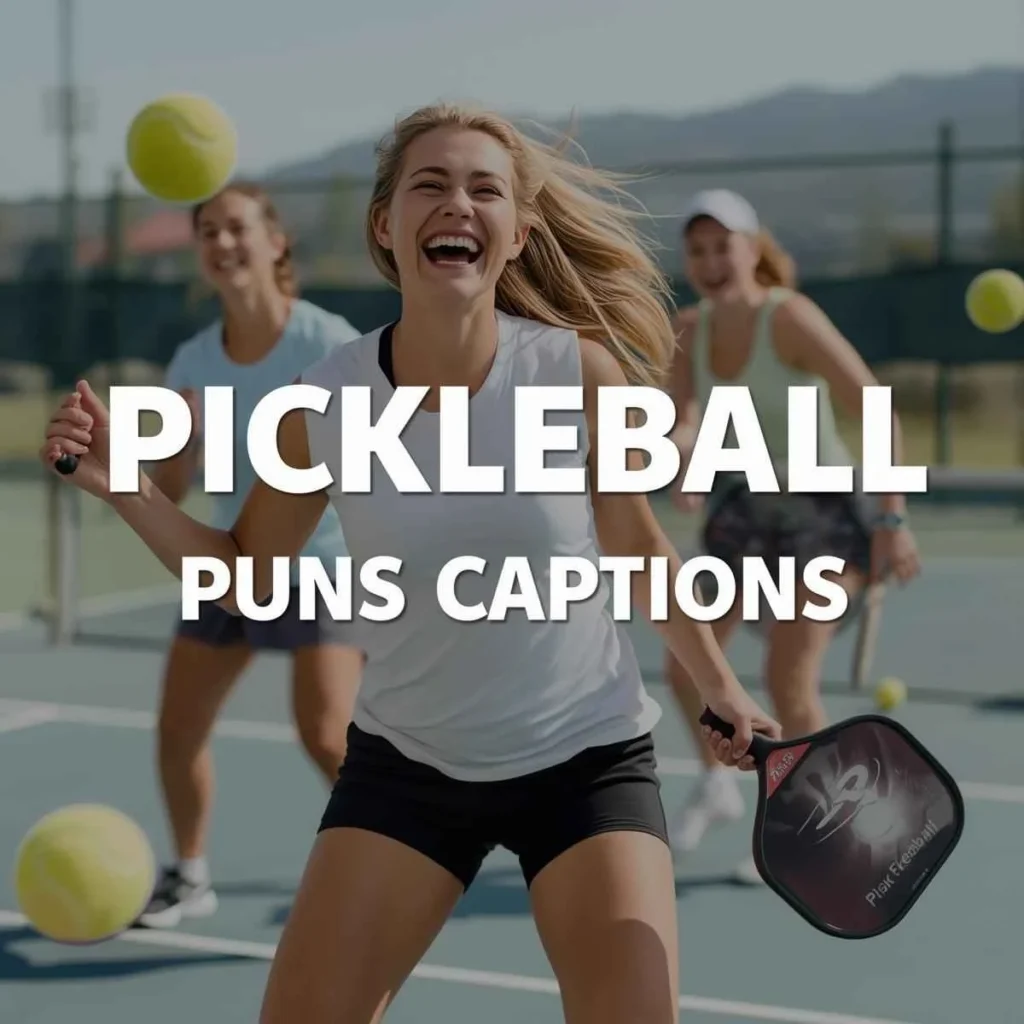 Pickleball Puns Captions