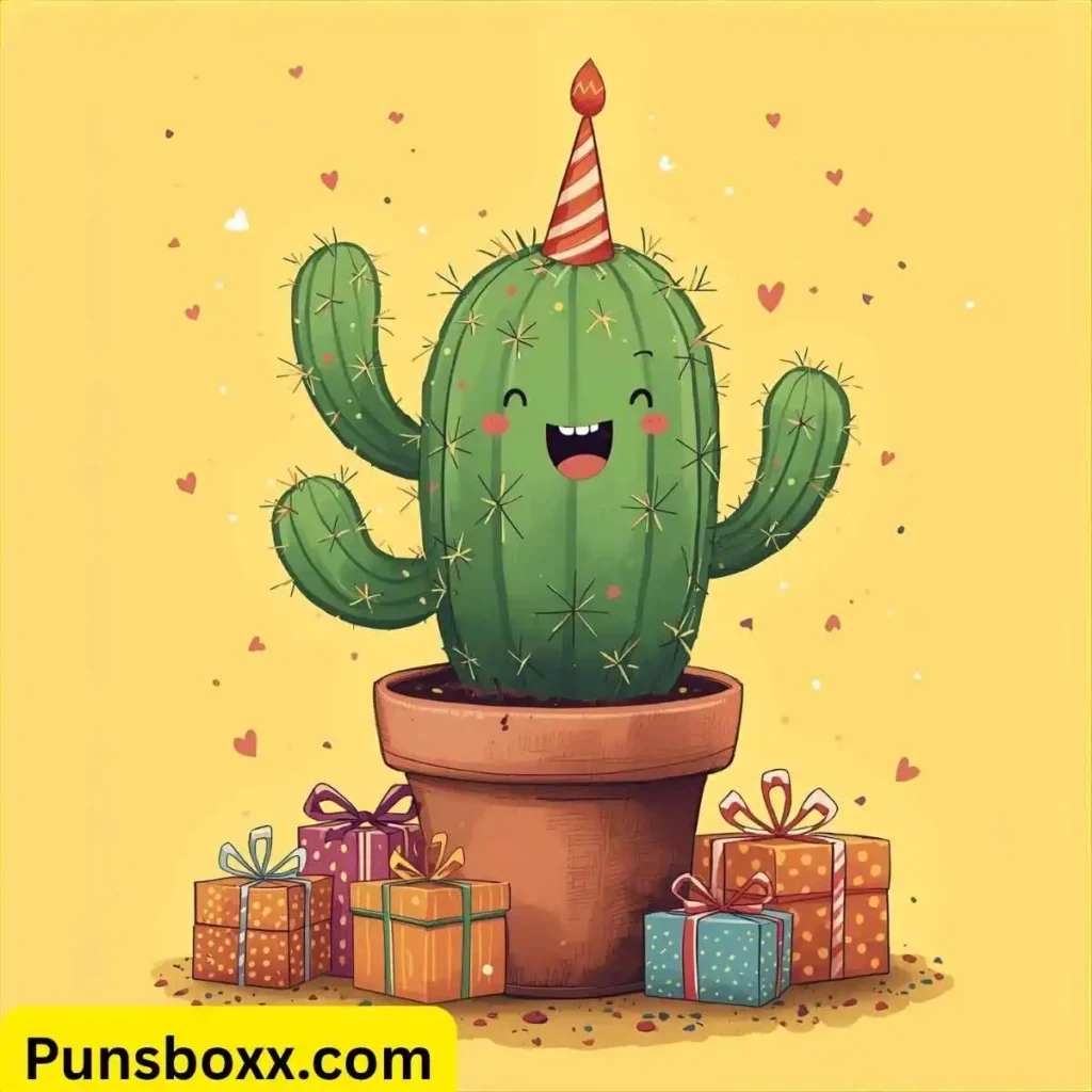 Birthday Cactus Puns