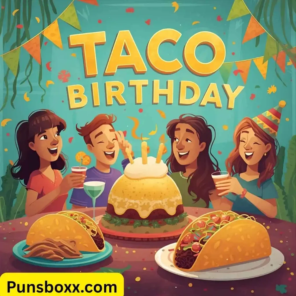 Taco Puns Birthday