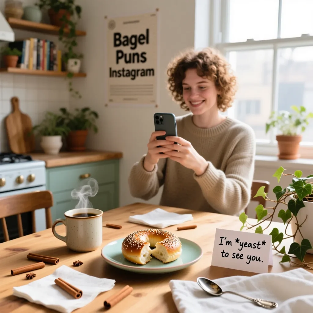 Bagel Puns Instagram
