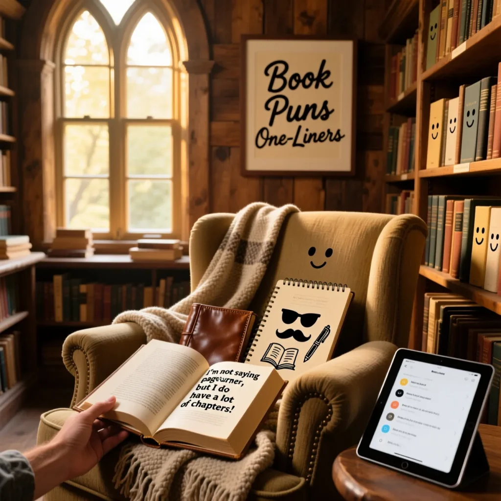 Book Puns One-Liners