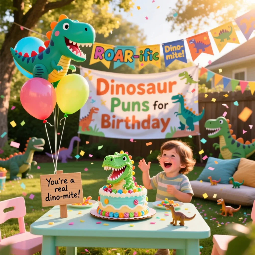 Dinosaur Puns for Birthday