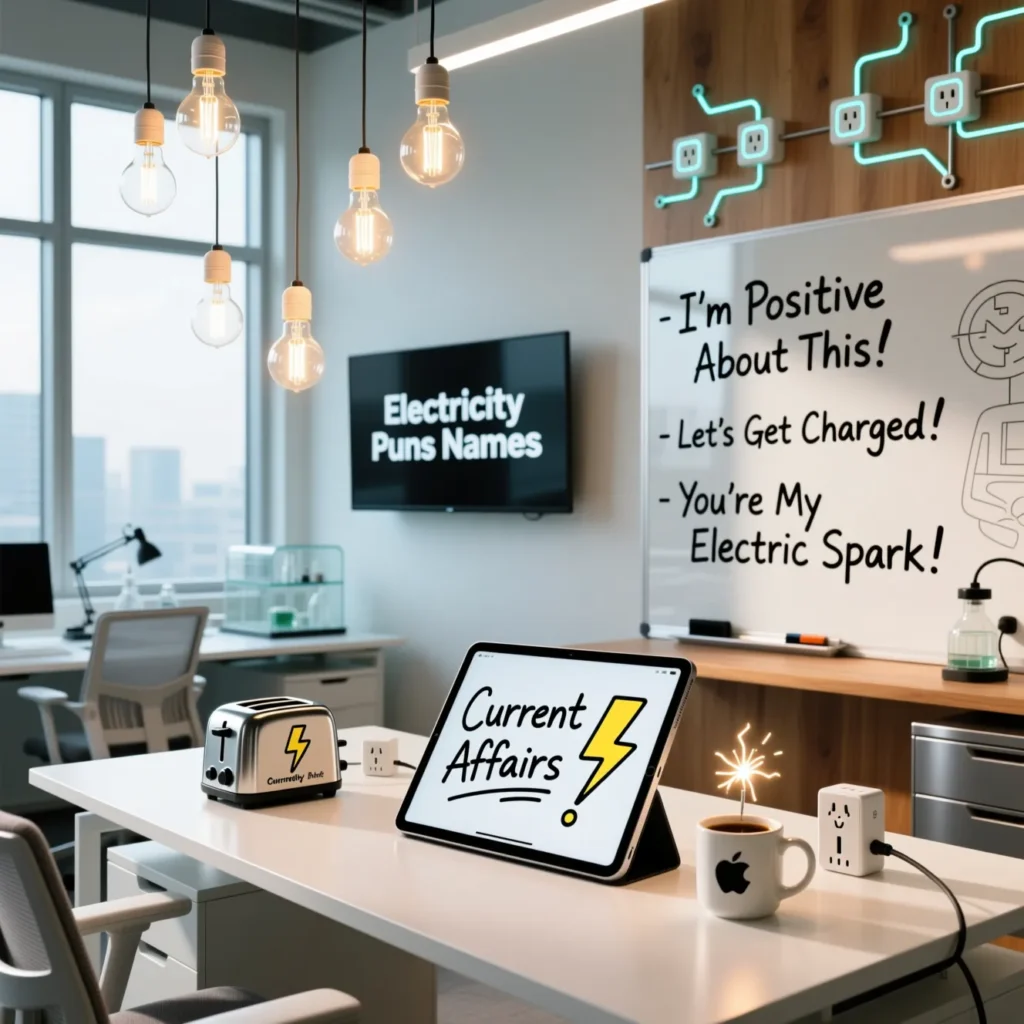 Electricity Puns Names