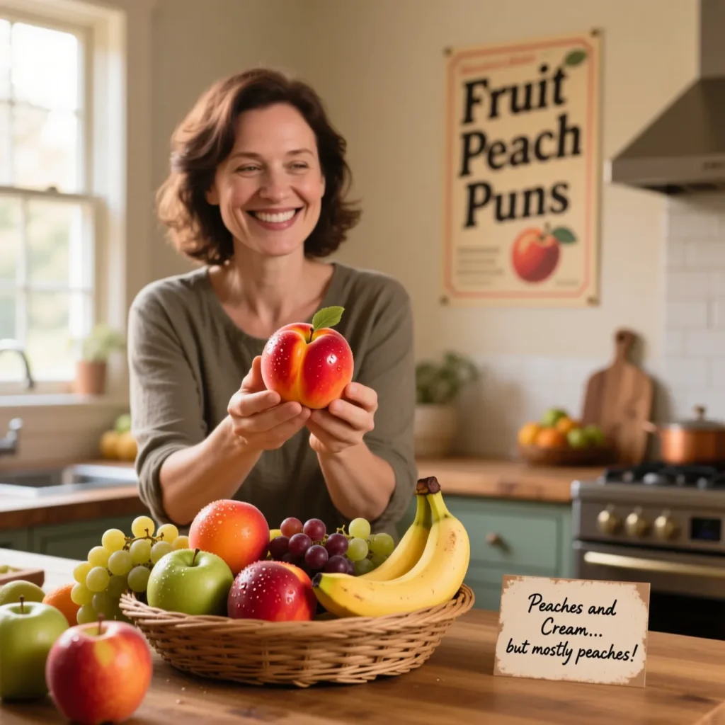 Fruit Peach Puns