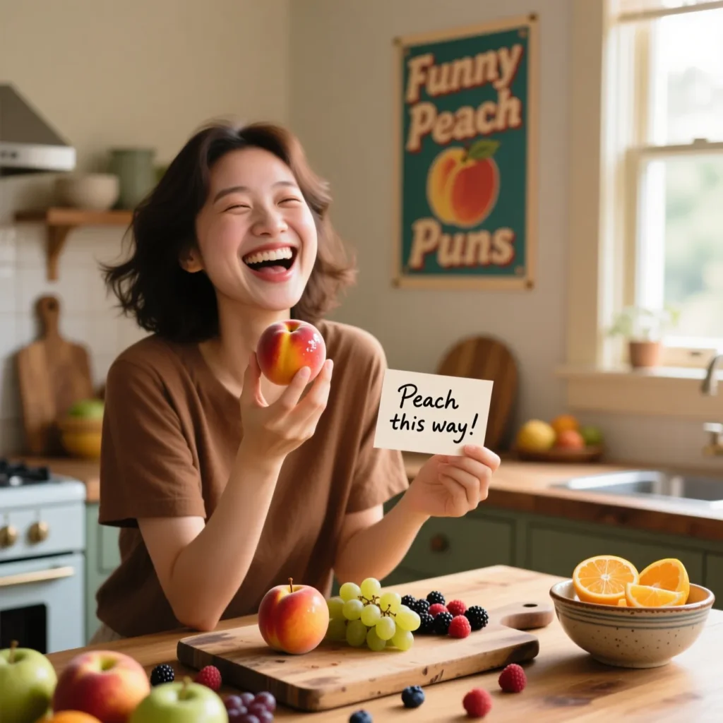 Funny Peach Puns