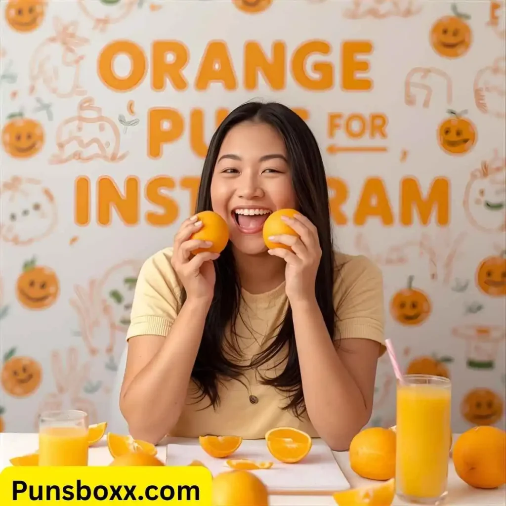 Orange Puns for Instagram