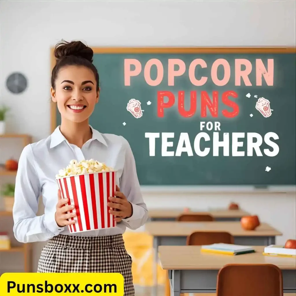 Popcorn Puns for Teachers