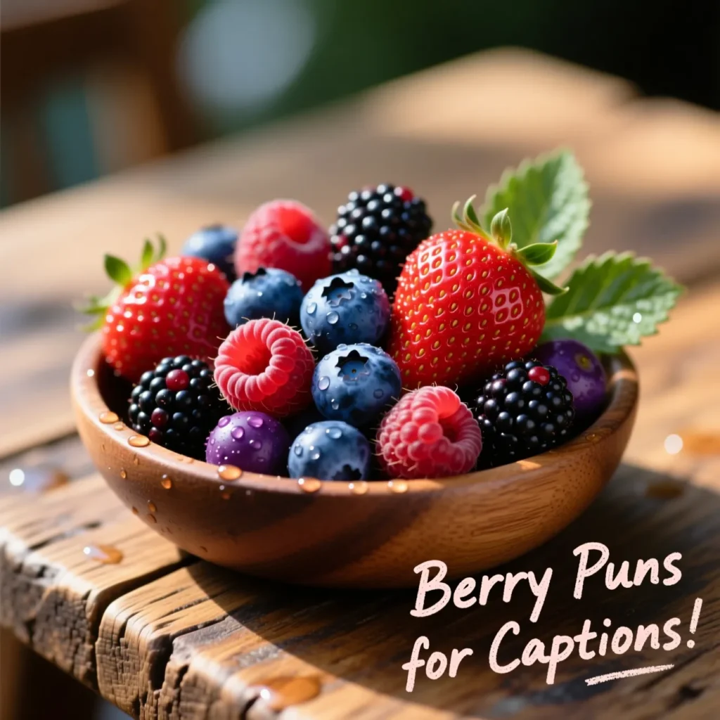 Berry Puns for Captions