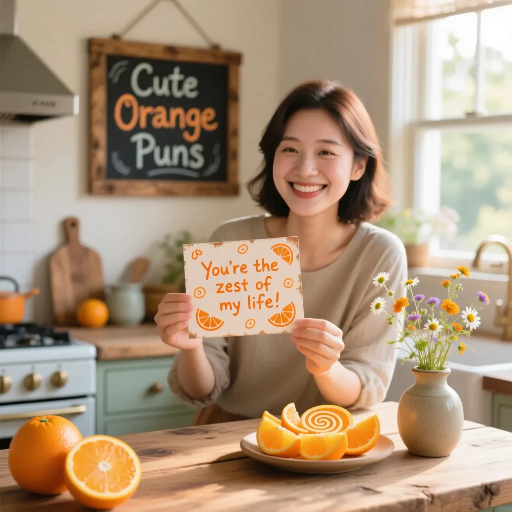 Cute Orange Puns