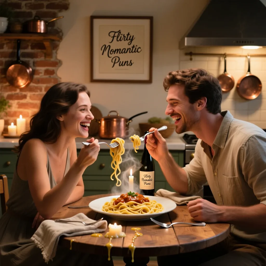 Flirty Romantic Pasta Puns
