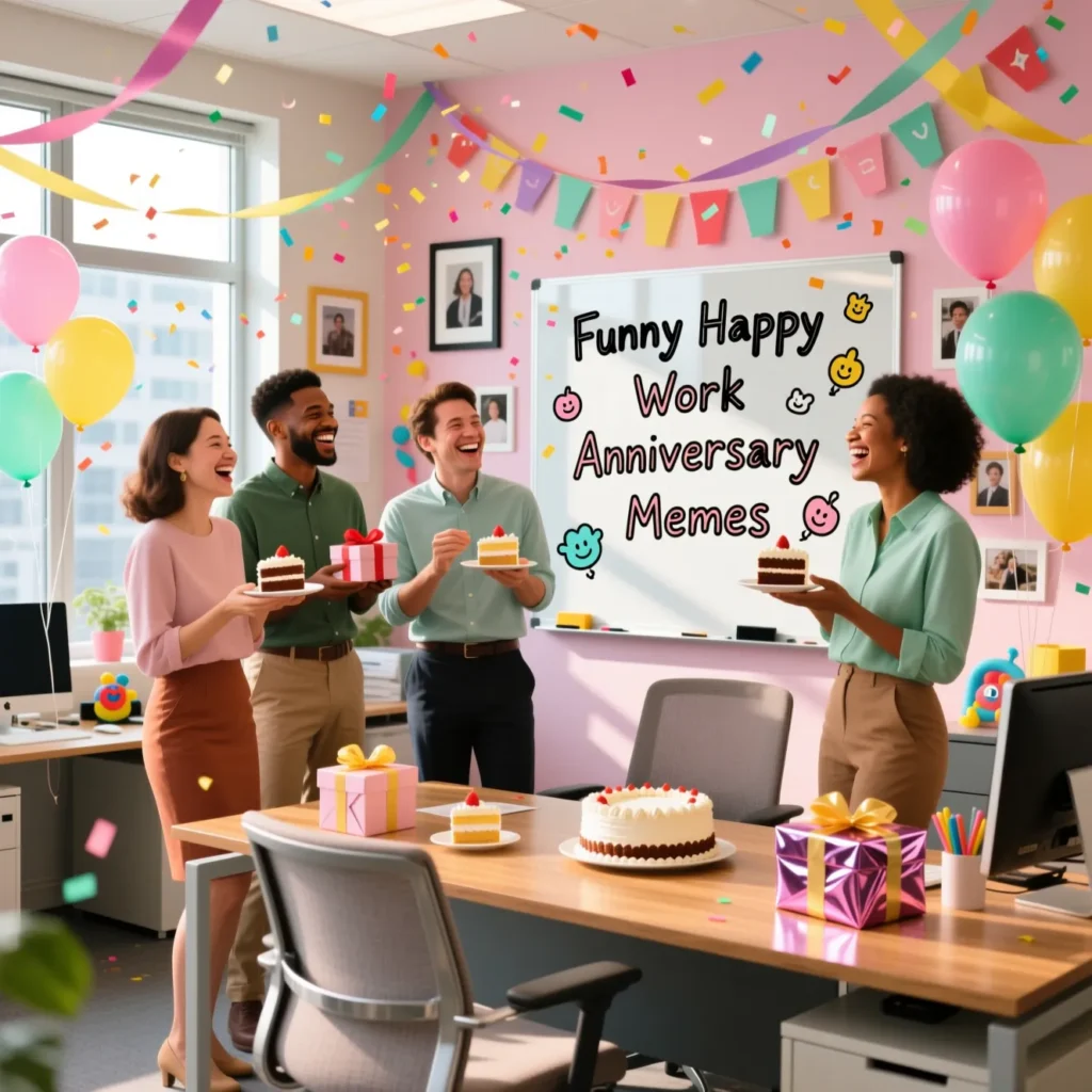 Funny Happy Work Anniversary Memes