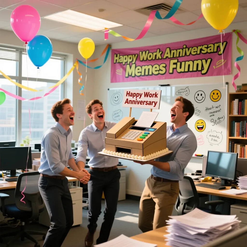 Happy Work Anniversary Memes Funny