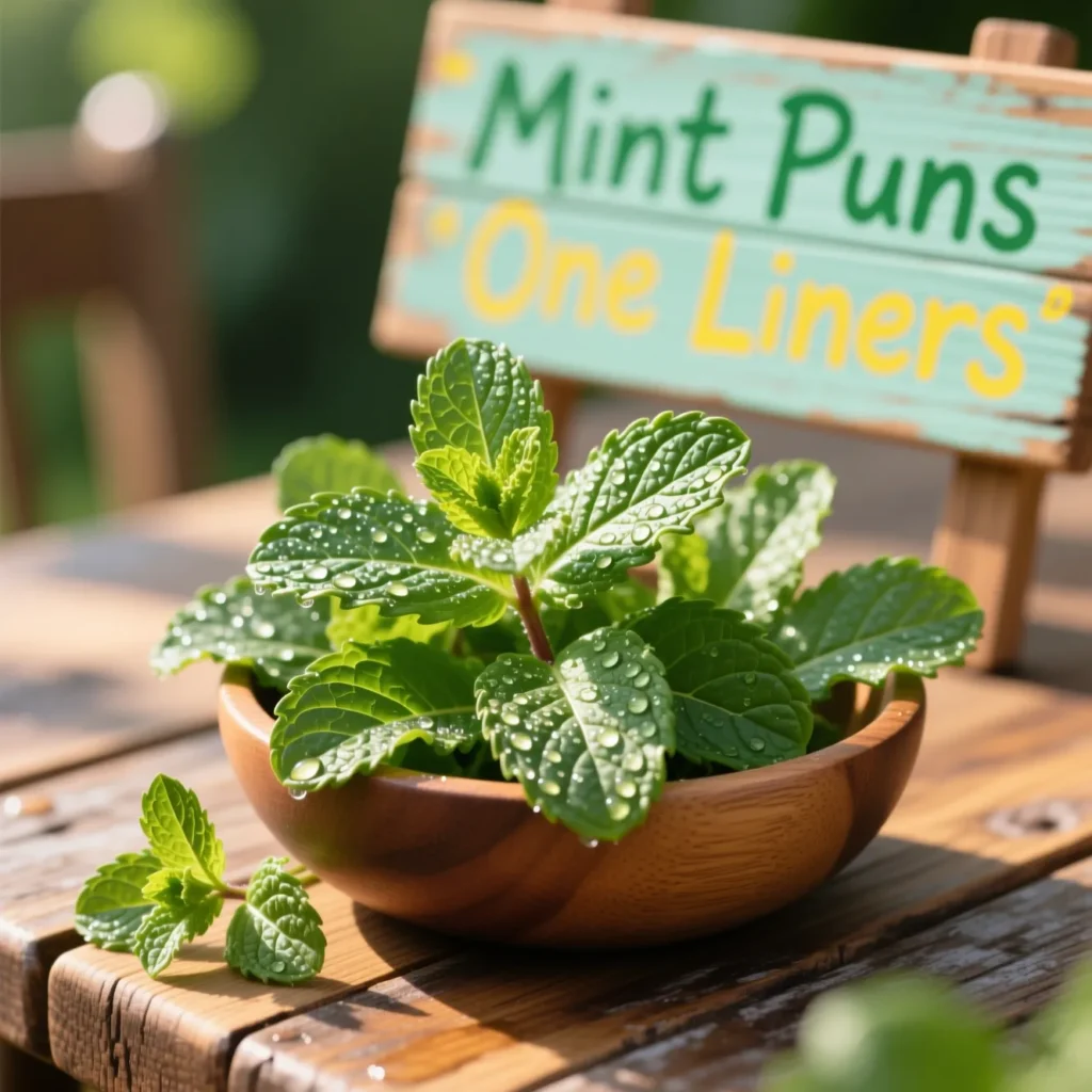 Mint Puns One Liners