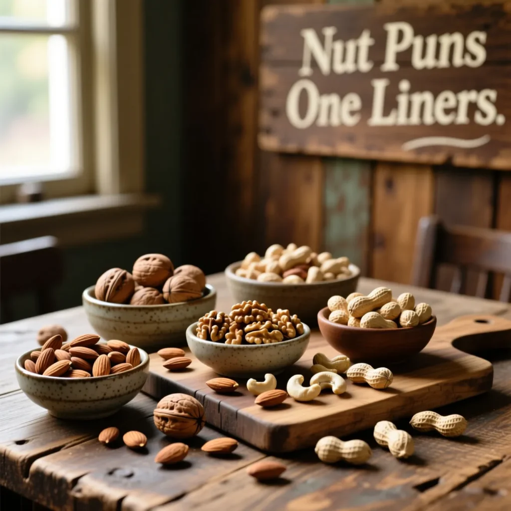 Nut Puns One Liners