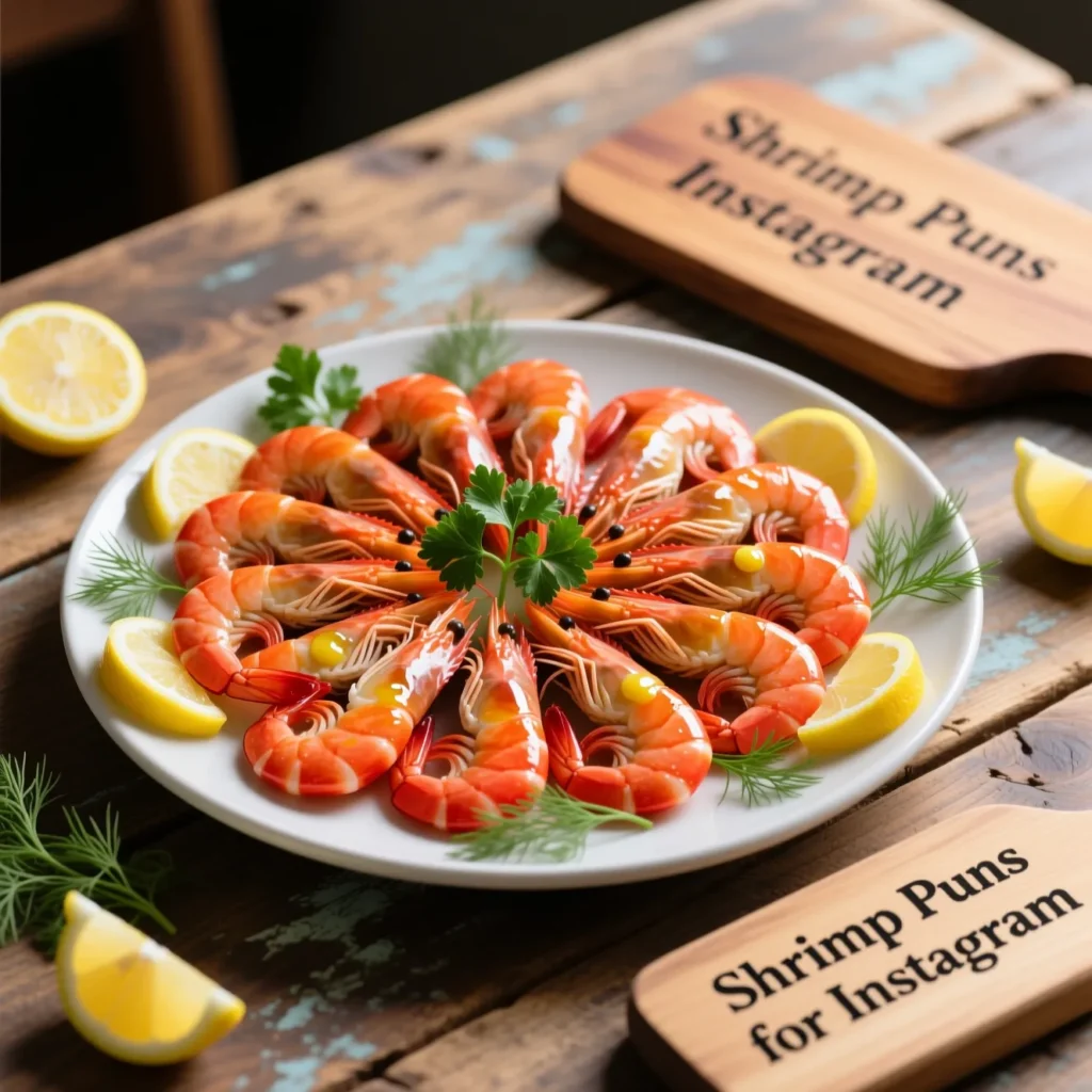 Shrimp Puns for Instagram