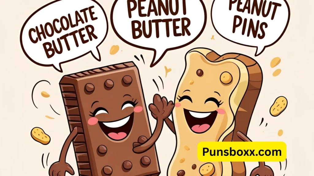 Chocolate Peanut Butter Puns