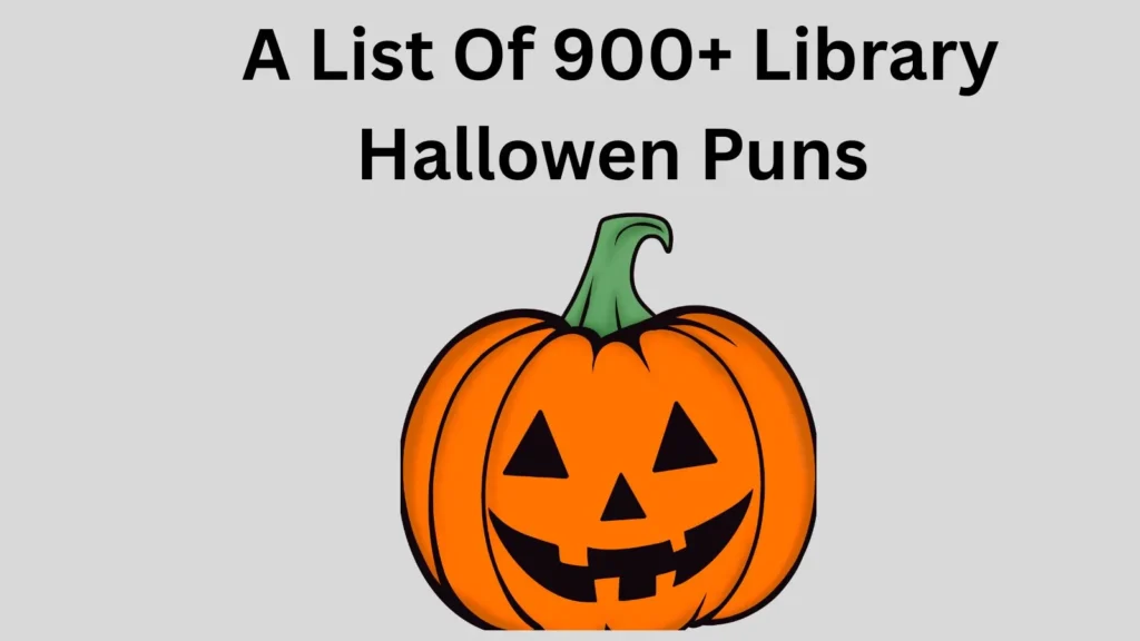Hallowen Library Puns