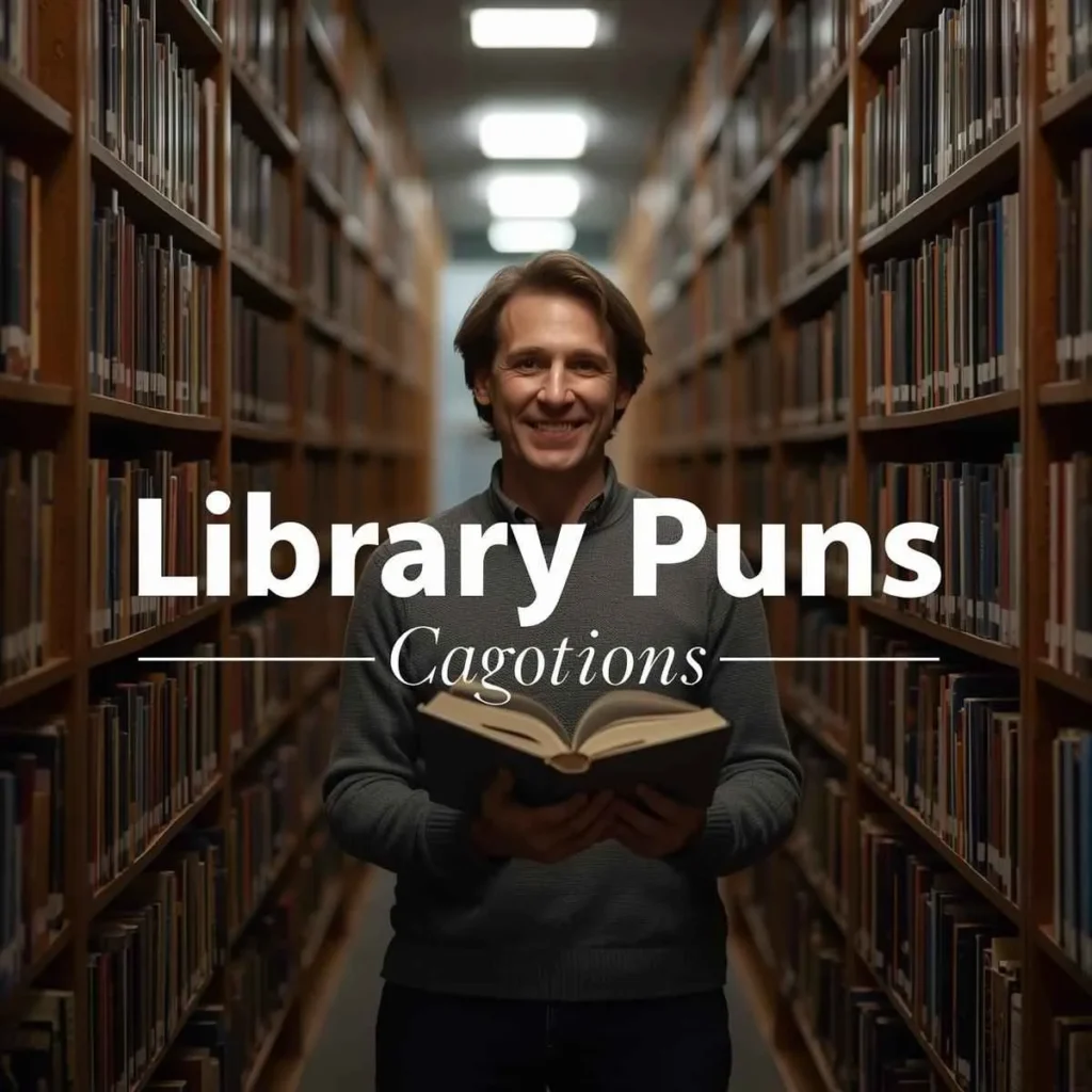 Library Puns Captions