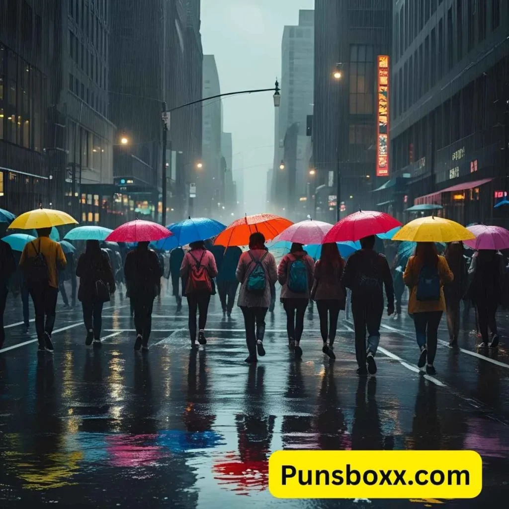 Short Rain Puns