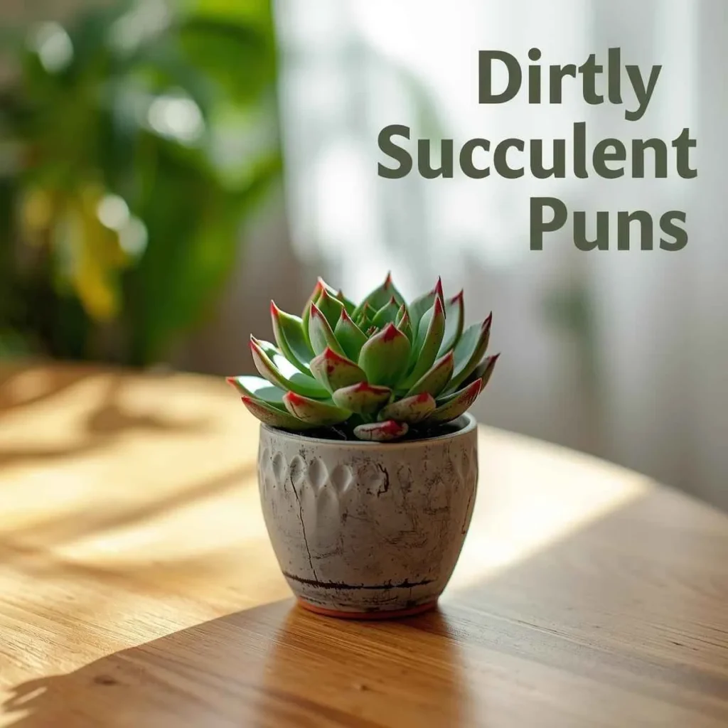 Dirty Succulent Puns