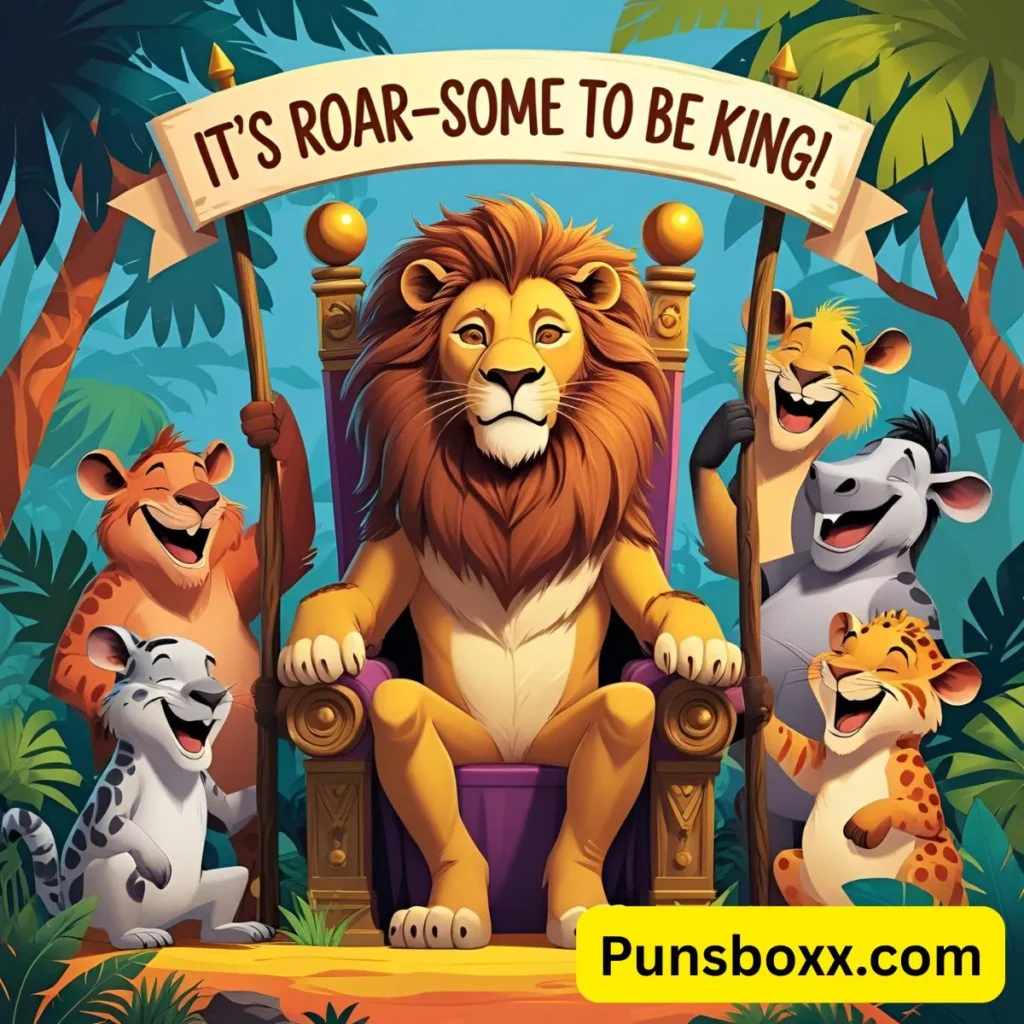 Lion Puns Captions