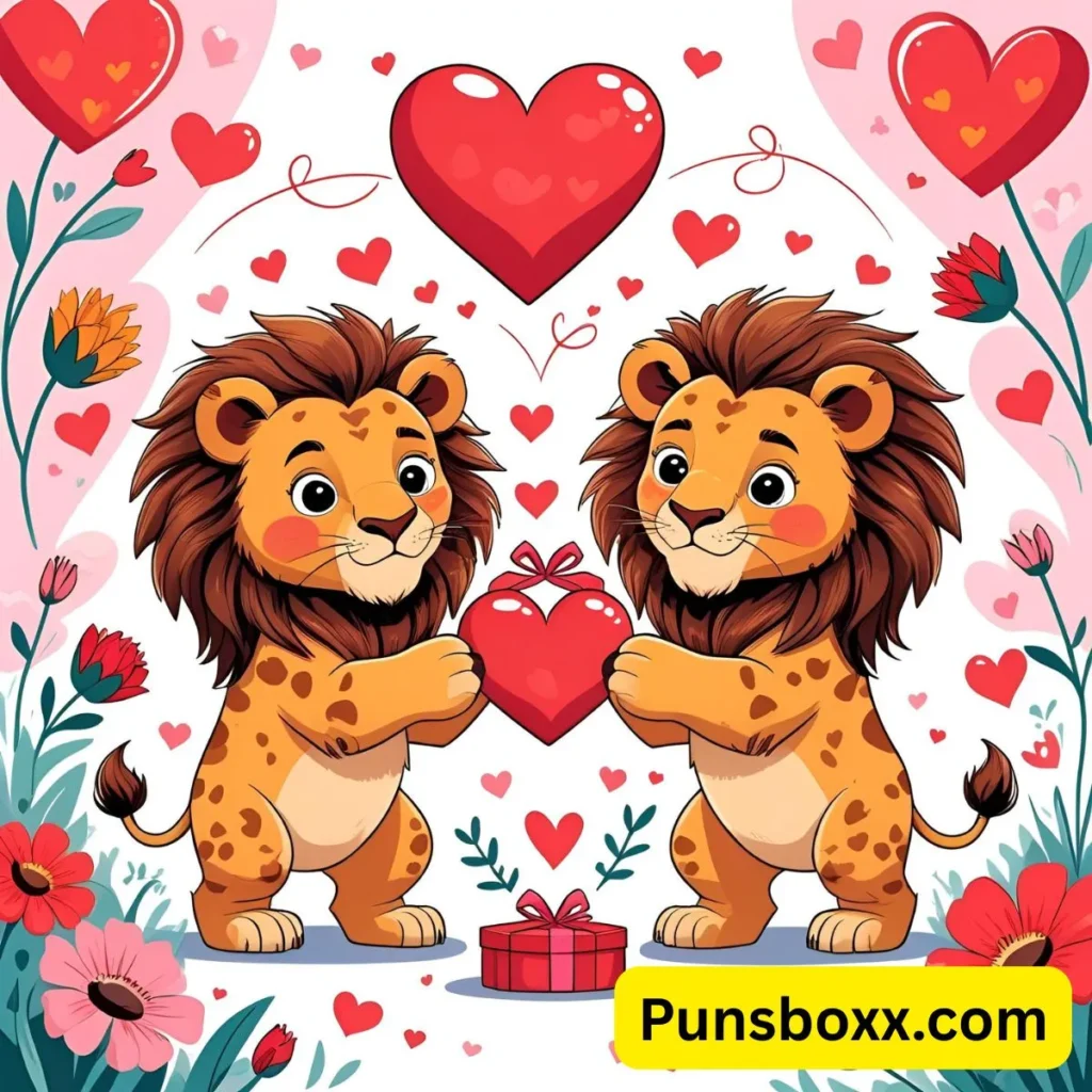  Lion Puns Valentine’s Day