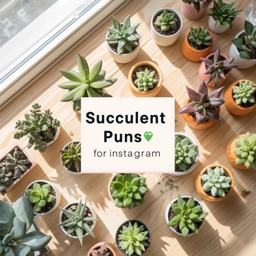 Succulent Puns for Instagram
