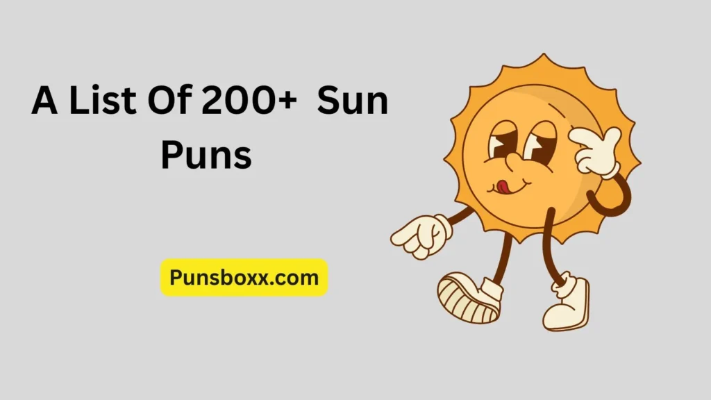 Sun Puns One Liners