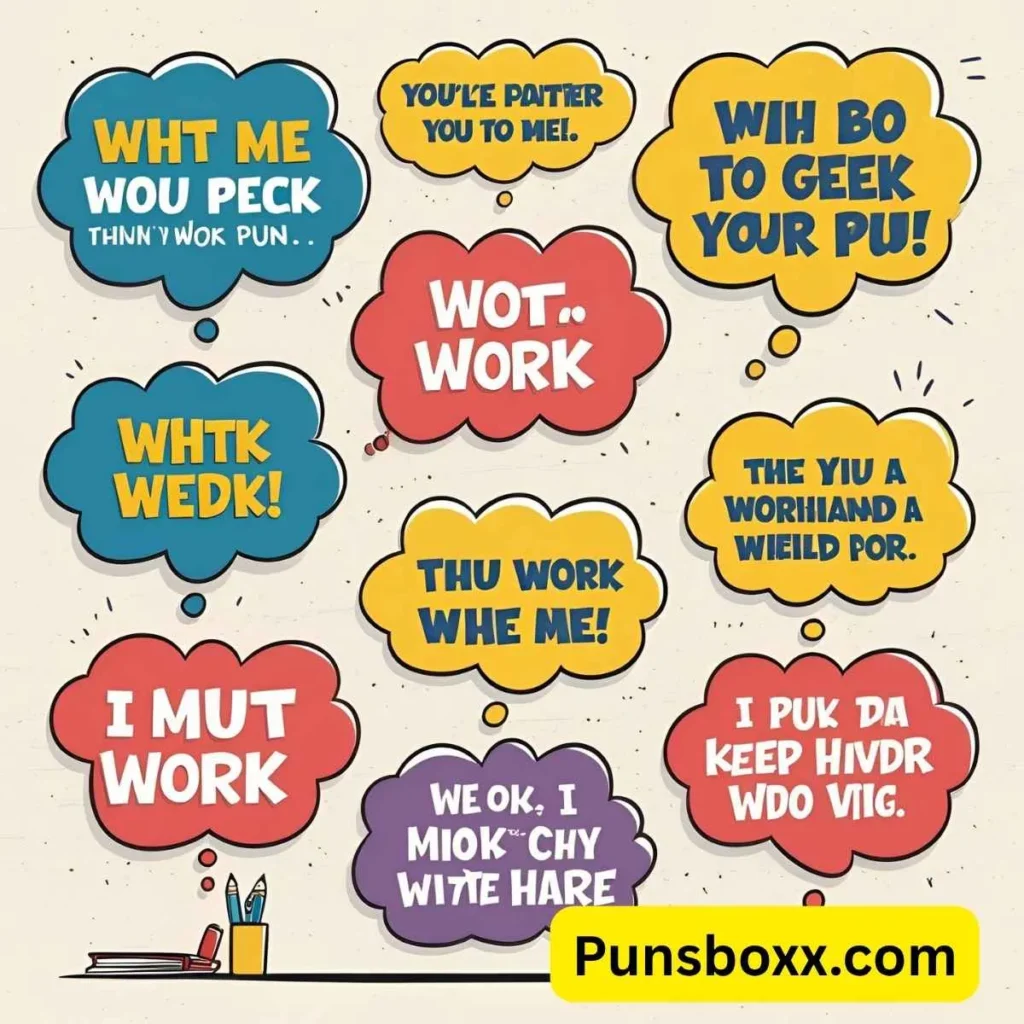 Work Puns One Liners