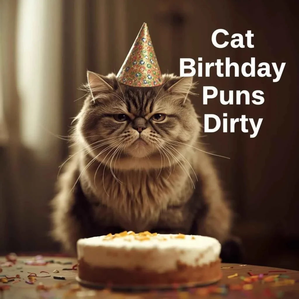 Cat Birthday Puns Dirty
