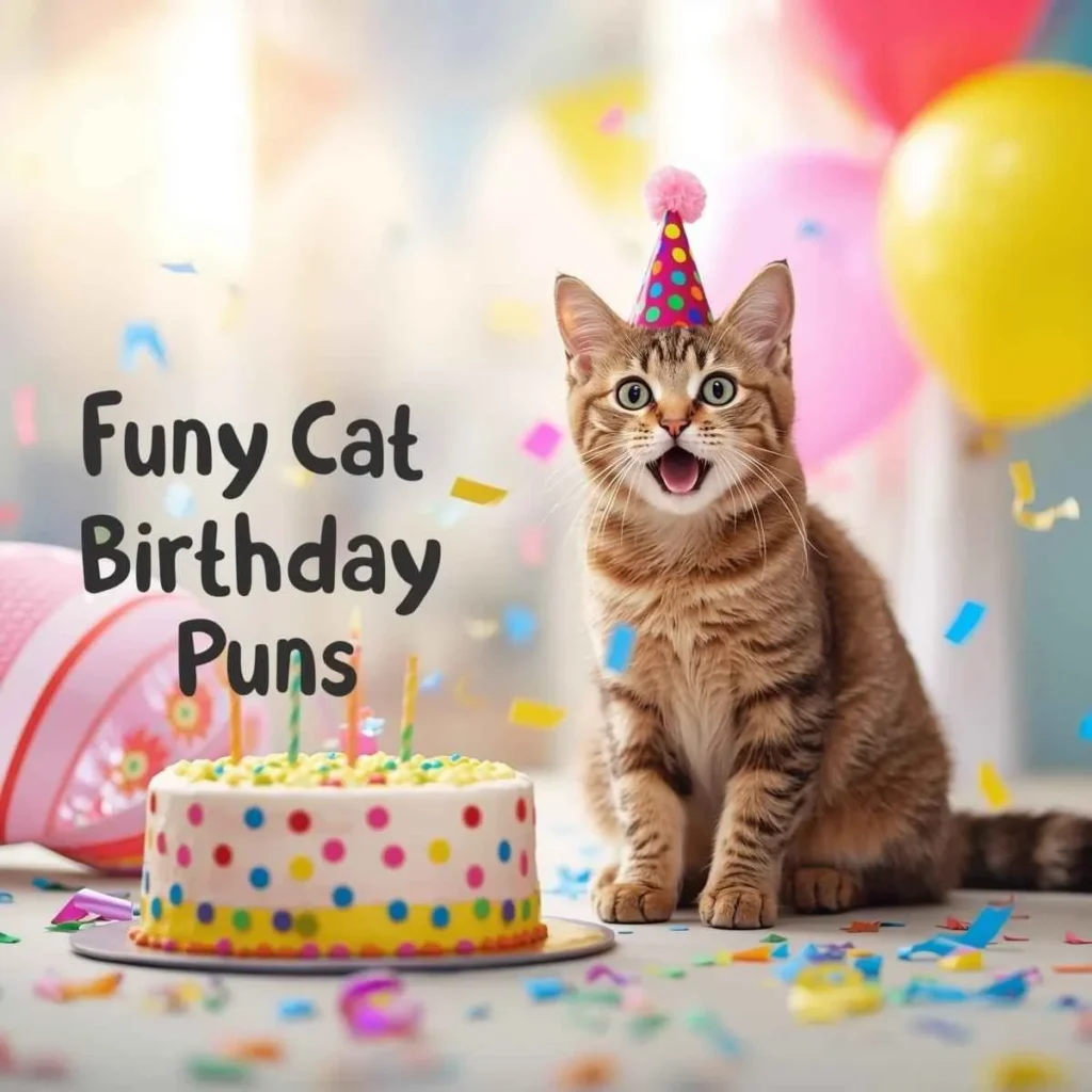 Funny Cat Birthday Puns