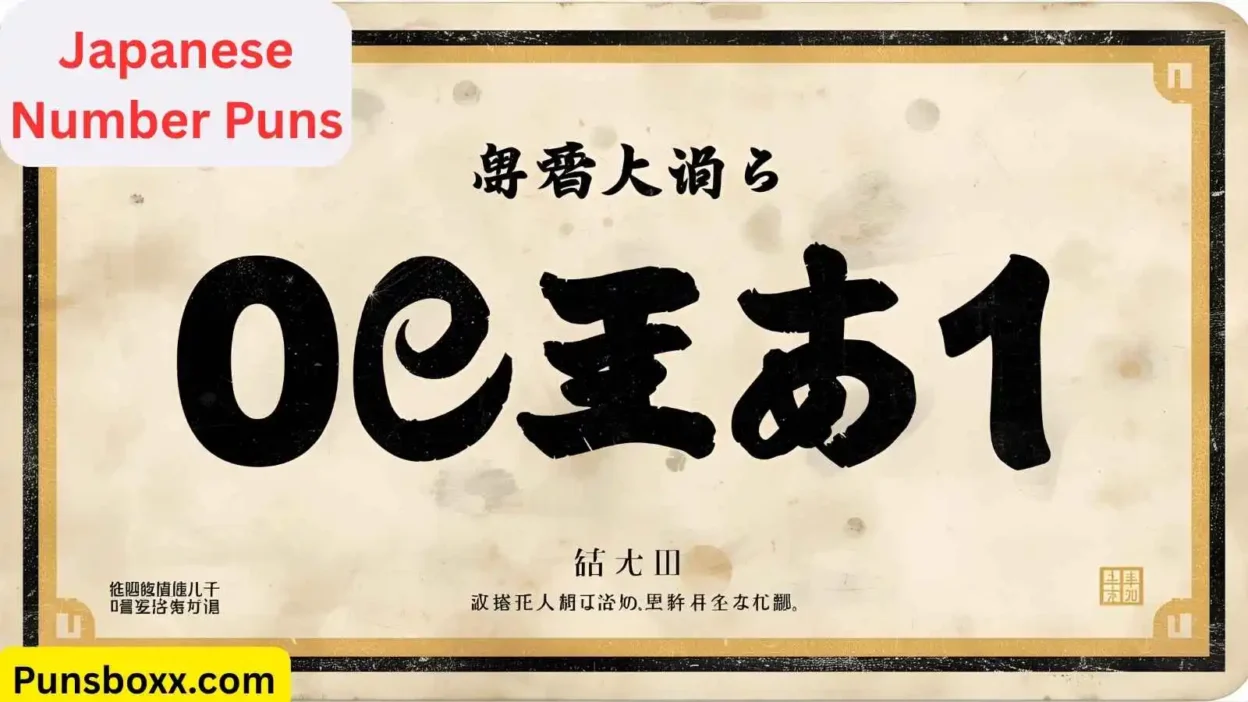 Japanese Number Puns