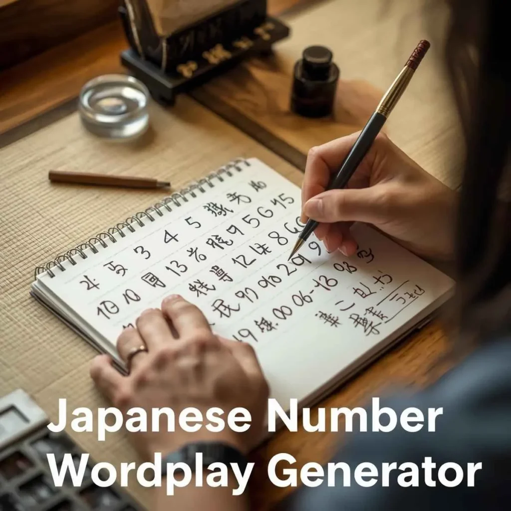Japanese Number Wordplay Generator