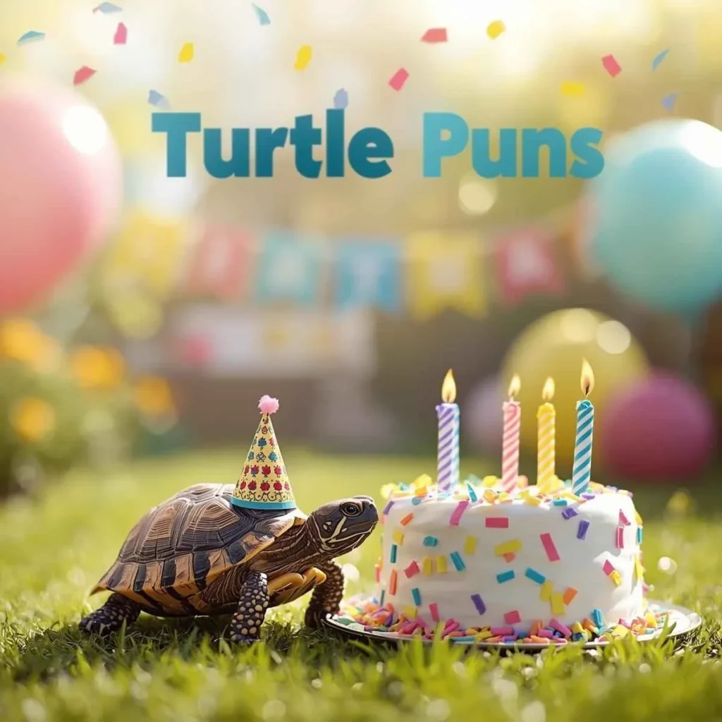 Turtle Puns Birthday 