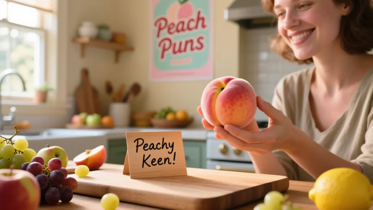 Peach Puns