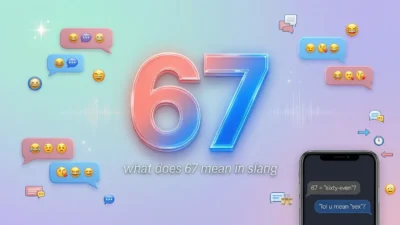 67 Mean in Slang