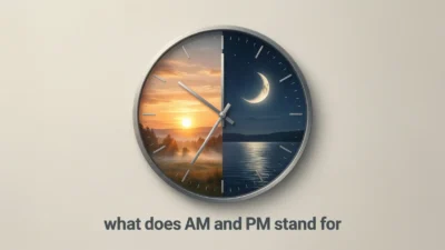 AM and PM Stand For