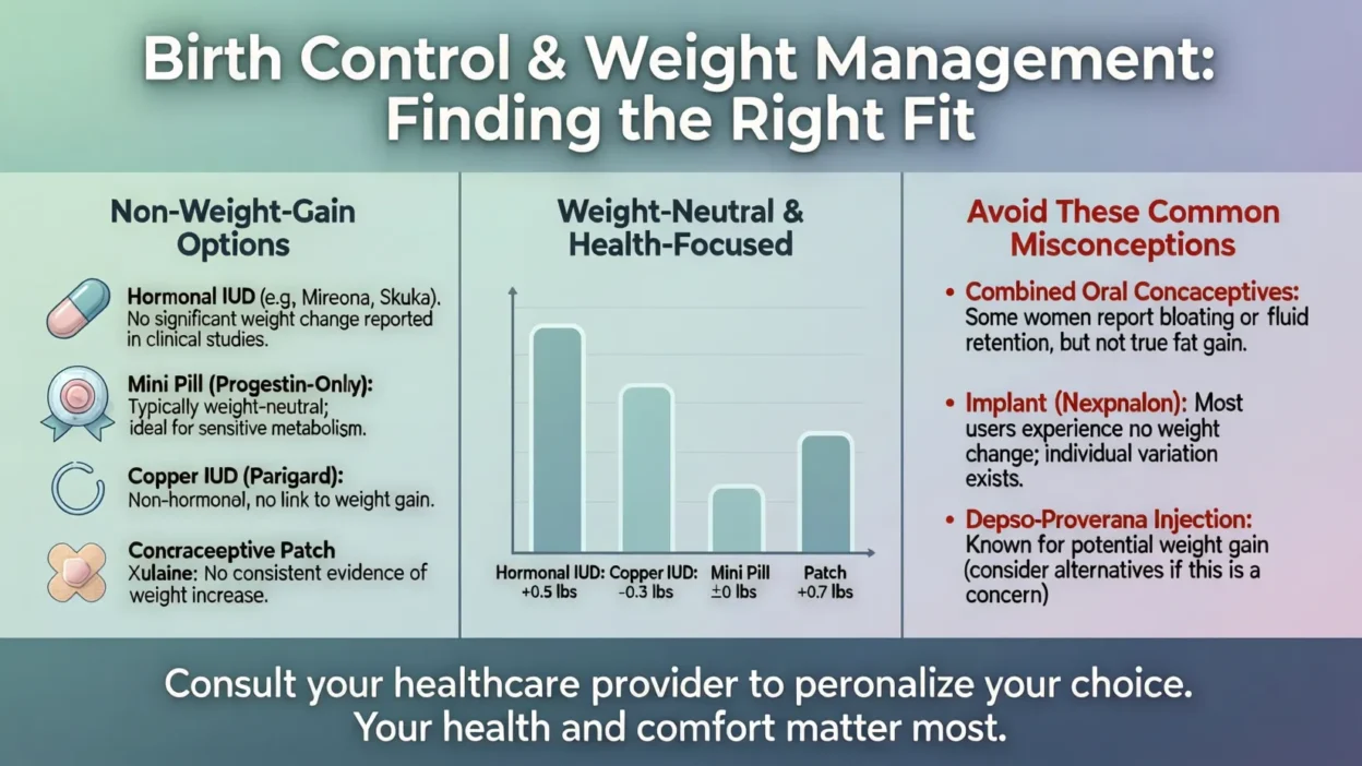 best birth control to avoid weight gain